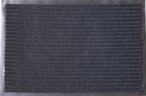 Коврик влаговпитывающий 2-х полосный БалтТурф (Double stripe doormat) 40х60 см черный