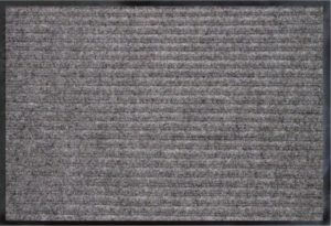 Коврик влаговпитывающий 2-х полосный БалтТурф (Double stripe doormat) 40х60 см серый