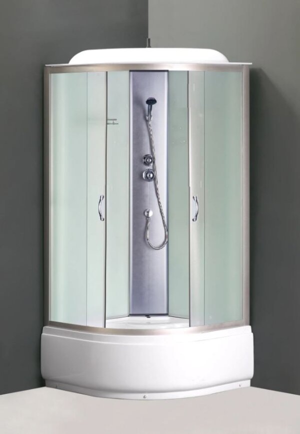 Душевая кабина CS-6690 F 90*90*215 матовая, стекло 4мм, поддон 40 см