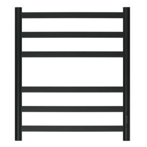 Полотенцесушитель электрический Point Антея PN17856B П6 500x600, диммер справа, черный