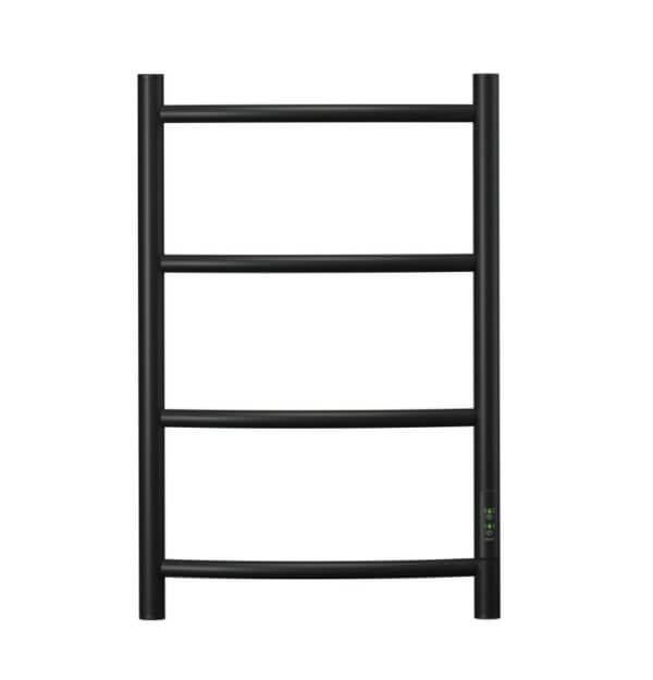 Полотенцесушитель электрический Point Афина PN04846B П4 400x600 диммер справа, черный