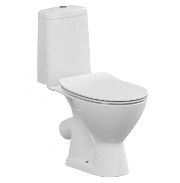 Унитаз компакт Cersanit FLAVIS 3\6 DPL slim выпуск косой. нижний подвод . микролифт