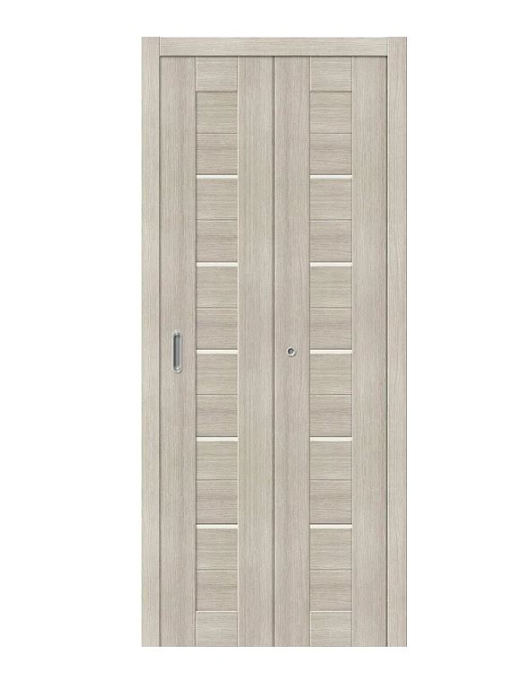 Дверь-книжка Браво-22 400х2000(2 пол.короб.фурн.)Капучино