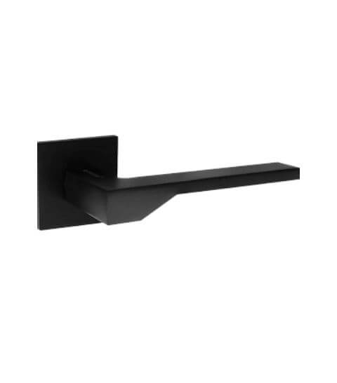 Ручка дверная TRODOS AL-03-604 квадрат. slim BL (черный)