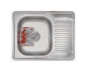 Мойка накладная ZERIX  Z6350-08-180E (SATIN)