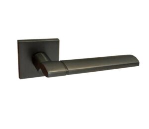 Ручка дверная TRODOS на квадратном основании AL-03-572 slim GF (графит)