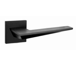 Ручка дверная "Кроне", черный  РЕНЦ  INDH 320-03 slim B
